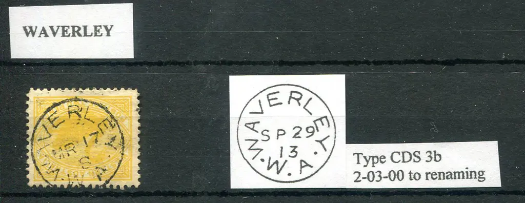 Waverley 3b 95% strike on 2d swan dated MR 17 08 ... Image 1++