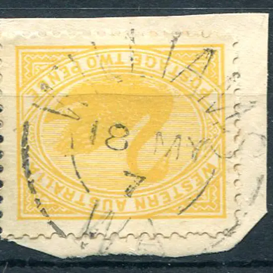 Williams Col 2b. Full strike on 2d yellow on piece ...