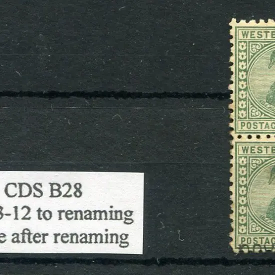 Wyalcatchem Superb full strike on block of 4 x ½d  ...