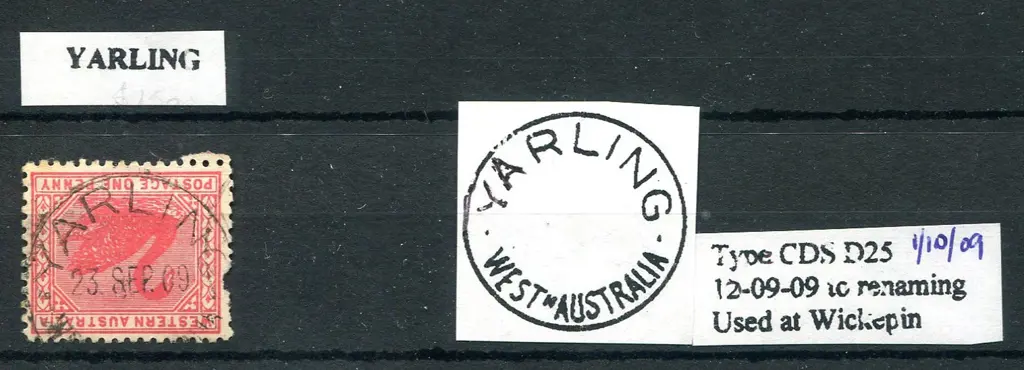 Yarling D25 80% central strike on 1d swan dated 23 ... Image 1++