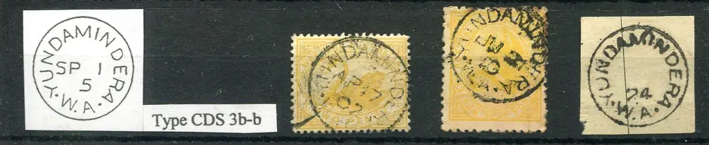 Yundamindera 3b examples x 3 with a clear early ... Image 1++