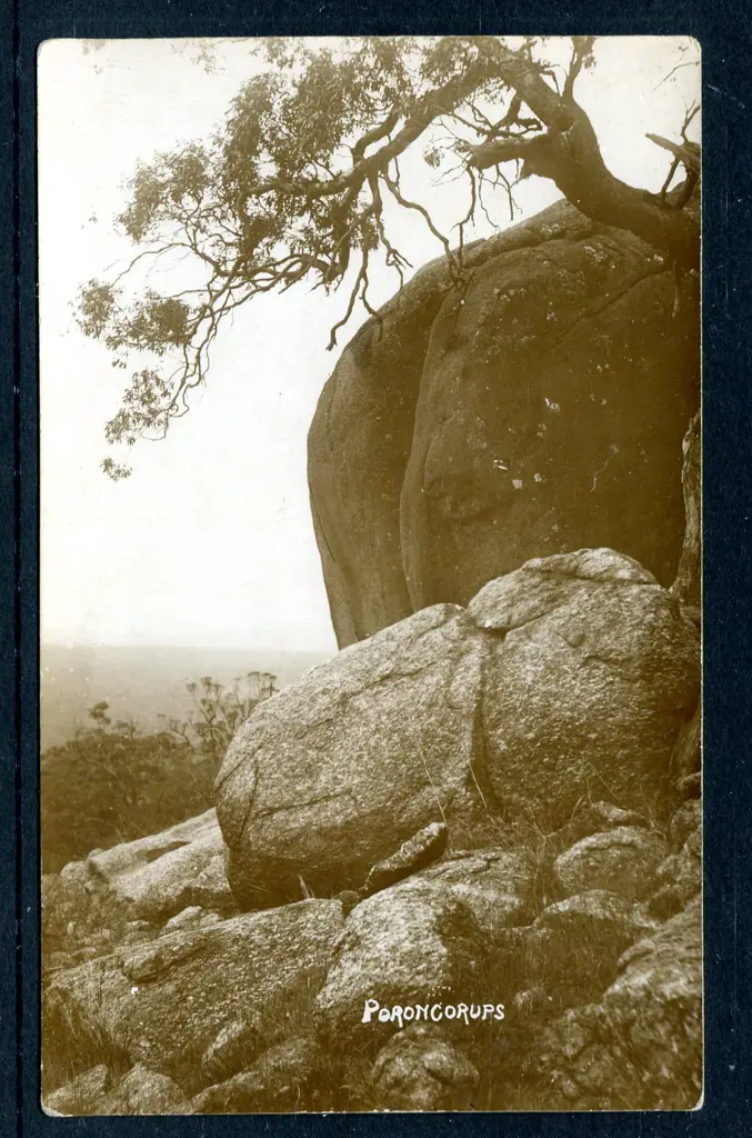 "Porongorups" b&w Kodak photographic card. Good ... Image 1++