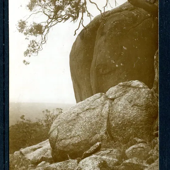 "Porongorups" b&w Kodak photographic card. Good ...