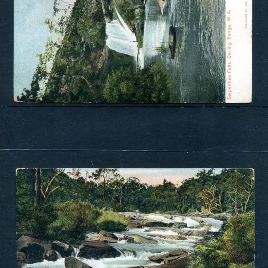 "Rapids above Serpentine Falls, WA" & "Serpentine ...