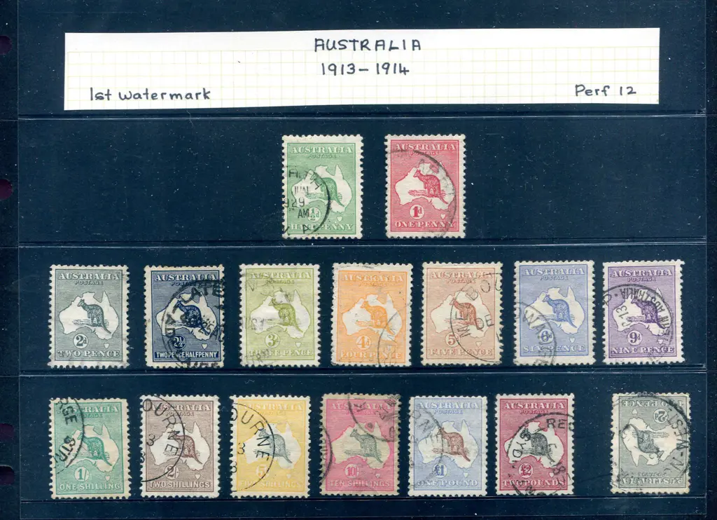 ½d to £2 complete good to fine used set of 15 plus ... Image 1++