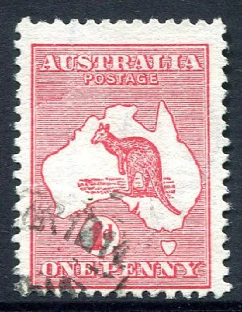 1d rose-red, Die II with "cracked electro in upper ... Image 1++