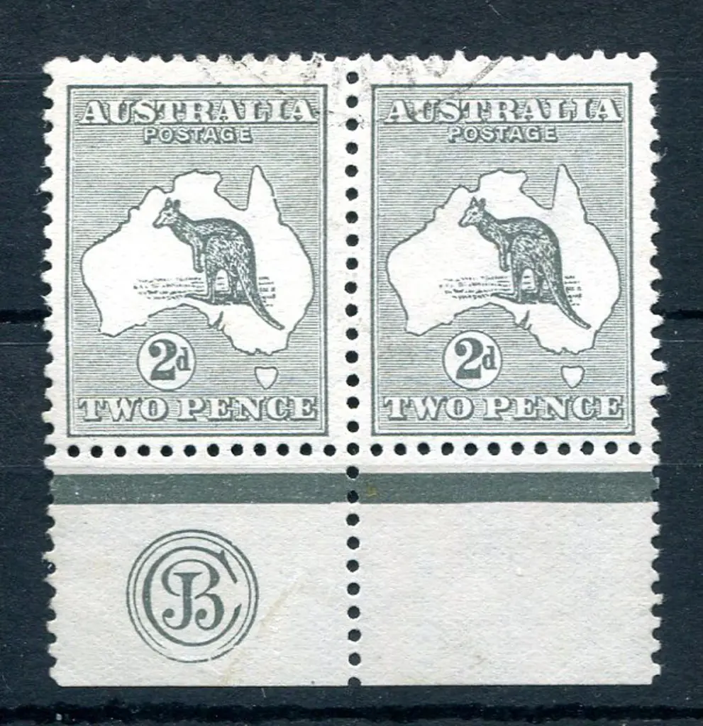 2d grey bottom marginal pair with JBC monogram at ... Image 1++