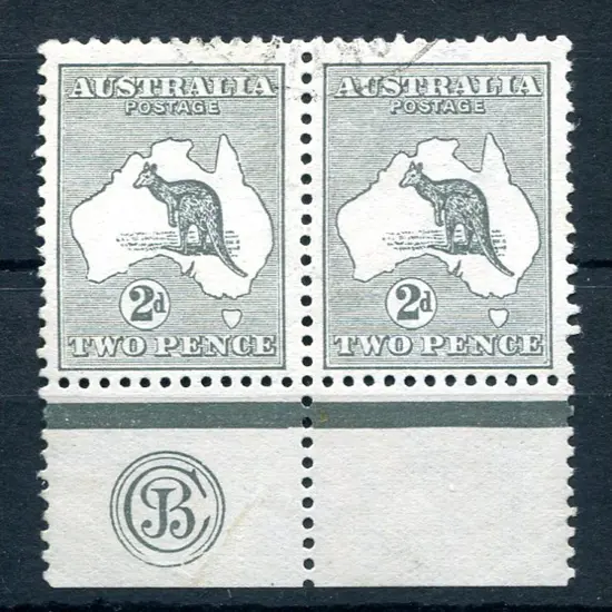 2d grey bottom marginal pair with JBC monogram at ...
