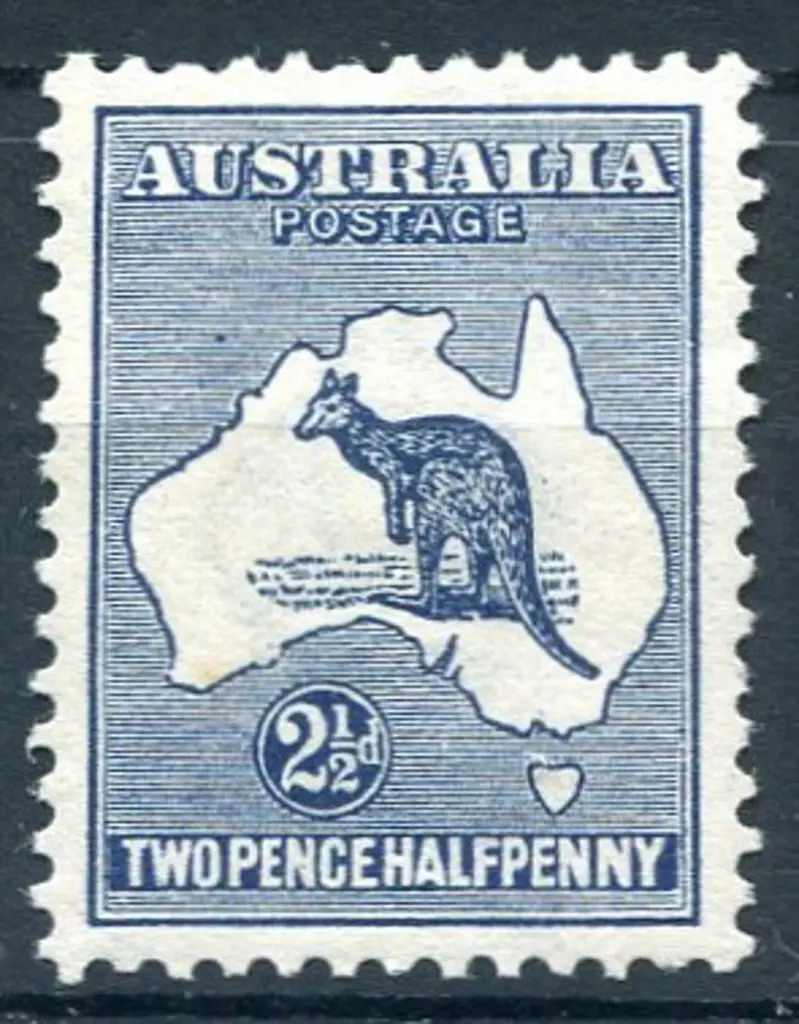 2½d indigo. MUH & well centred. ACSC 9A, Cat. $375 Image 1++