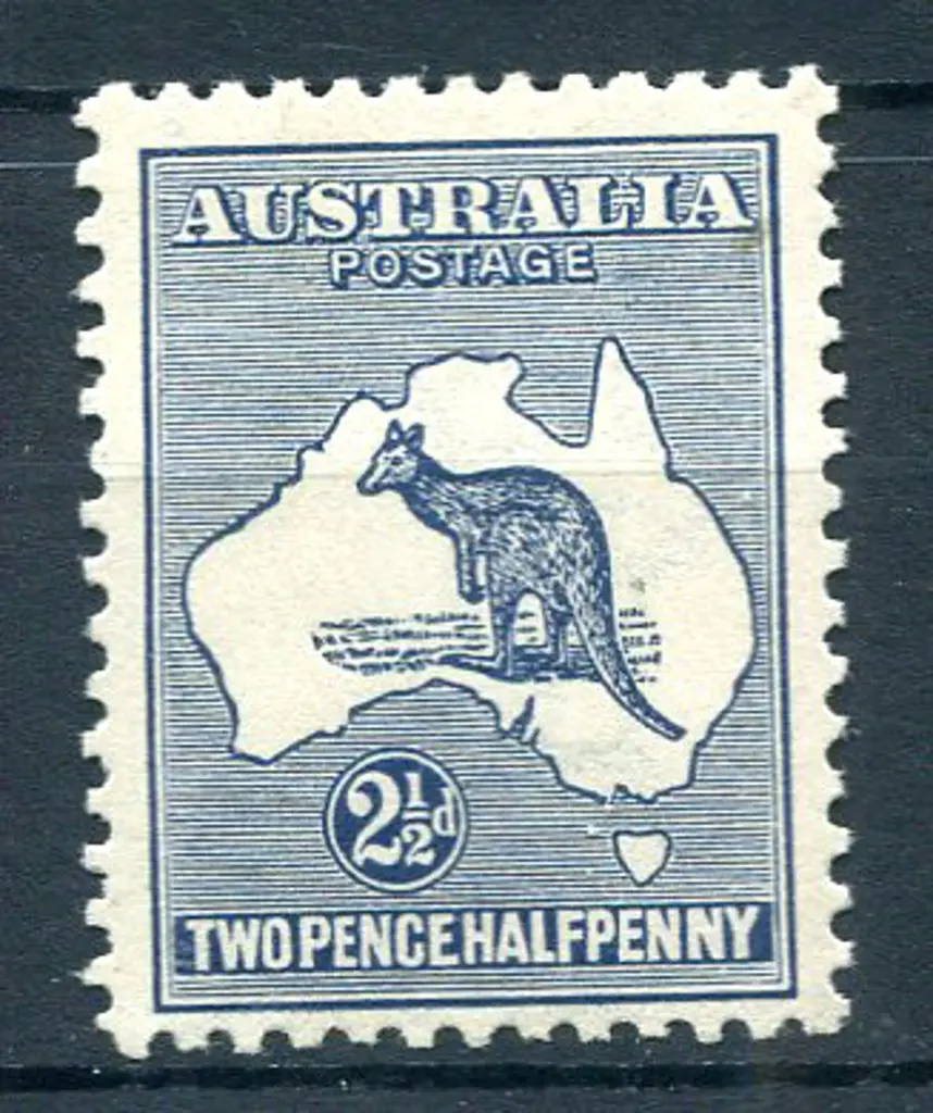 2½d indigo. Fine MUH, centred slightly right. ... Image 1++