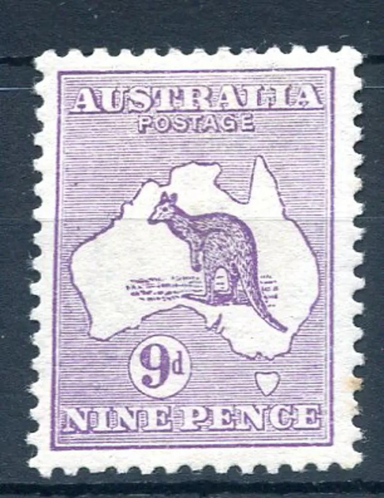 9d violet. MH with good centering & perfs. ACSC ... Image 1++