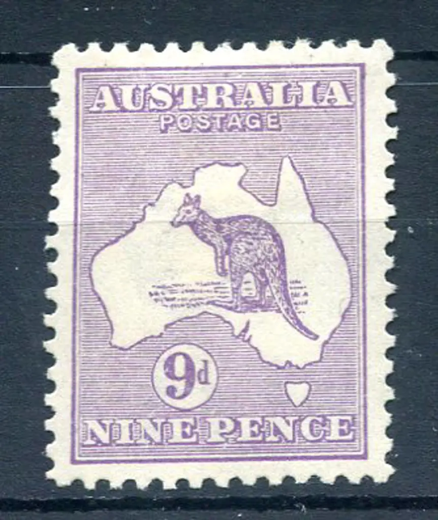 9d violet. MH with very good centering & perfs. ... Image 1++