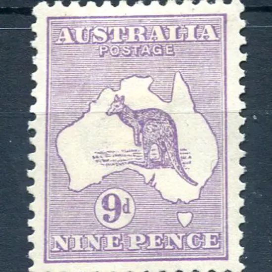 9d violet. MH with very good centering & perfs. ...