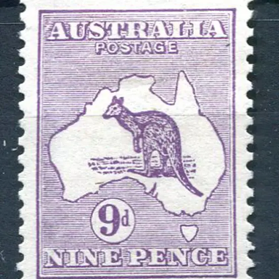 9d violet with "white flaw left of first "A" of ...
