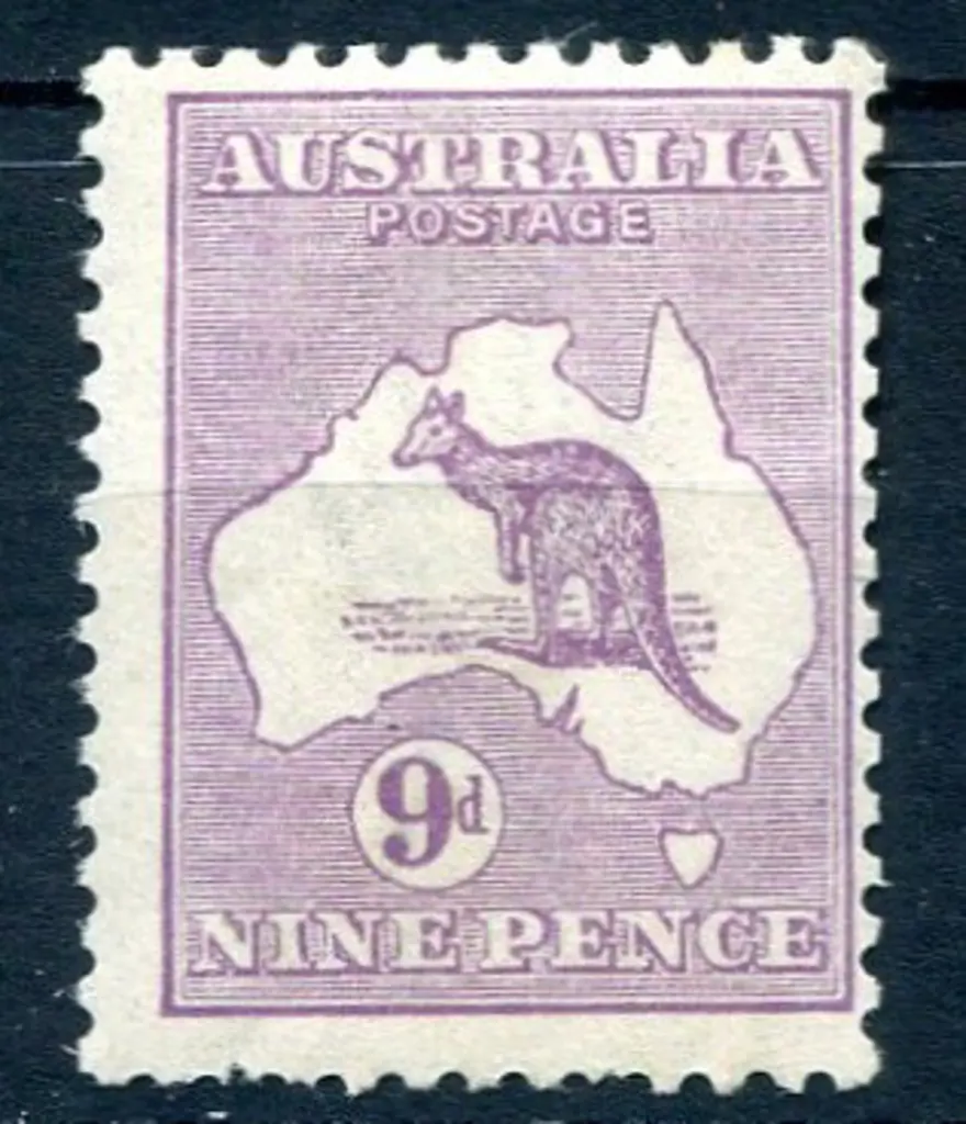 9d pale violet. MLH, centred to right with a ... Image 1++
