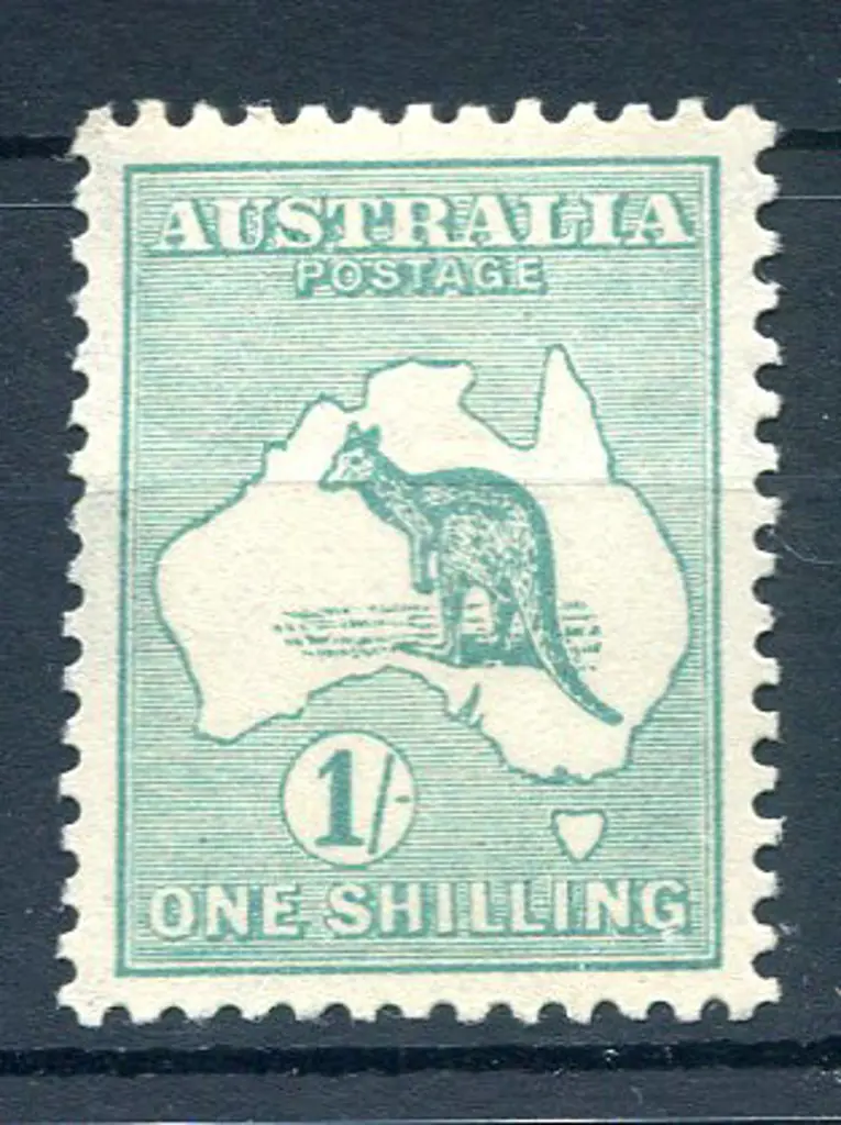 1/- deep green. MLH/MH with large hinge remainder ... Image 1++