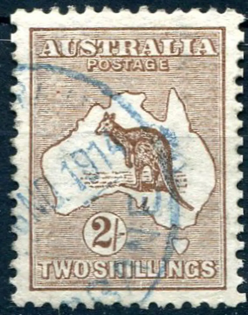 2/- brown. Fine used with 1914 Brisbane cds in ... Image 1++