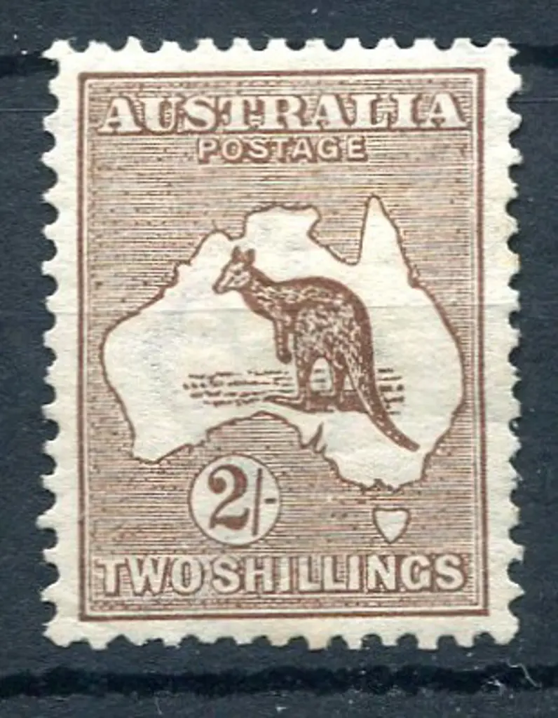 2/- brown. Re-gummed MLH but well centred & ... Image 1++