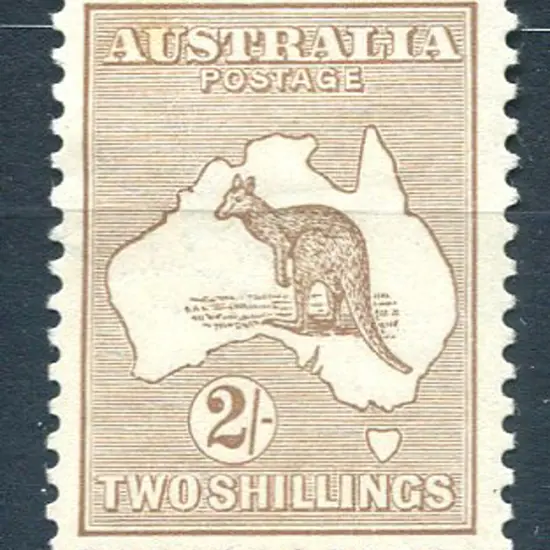 2/- brown. MLH with good centering & perfs. ACSC ...