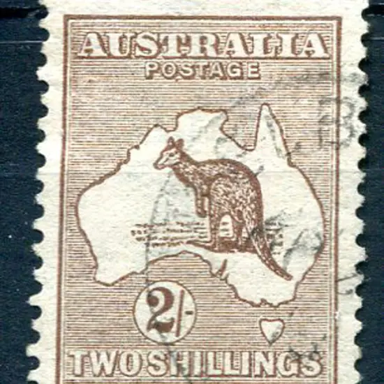 2/- brown CTO with Melbourne "AP 2(4) 13" cds. ...