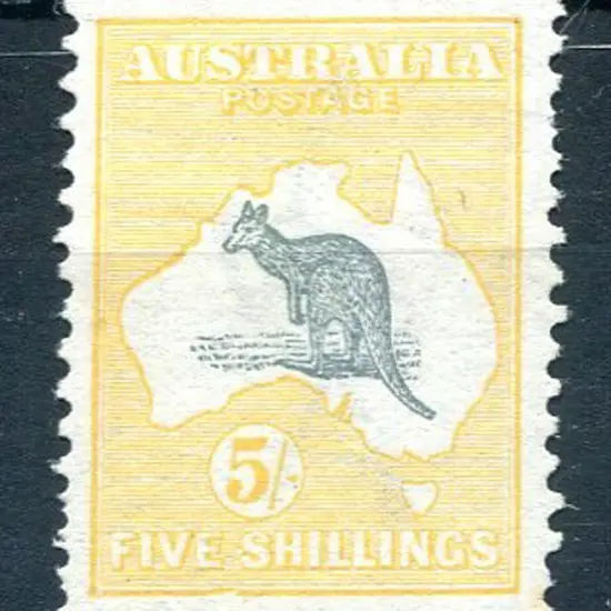 5/- grey & chrome with "bottom frame damaged under ...