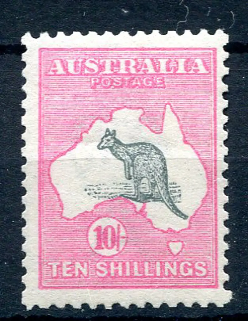 10/- grey & pink. MVLH verging on MUH, centred to ... Image 1++
