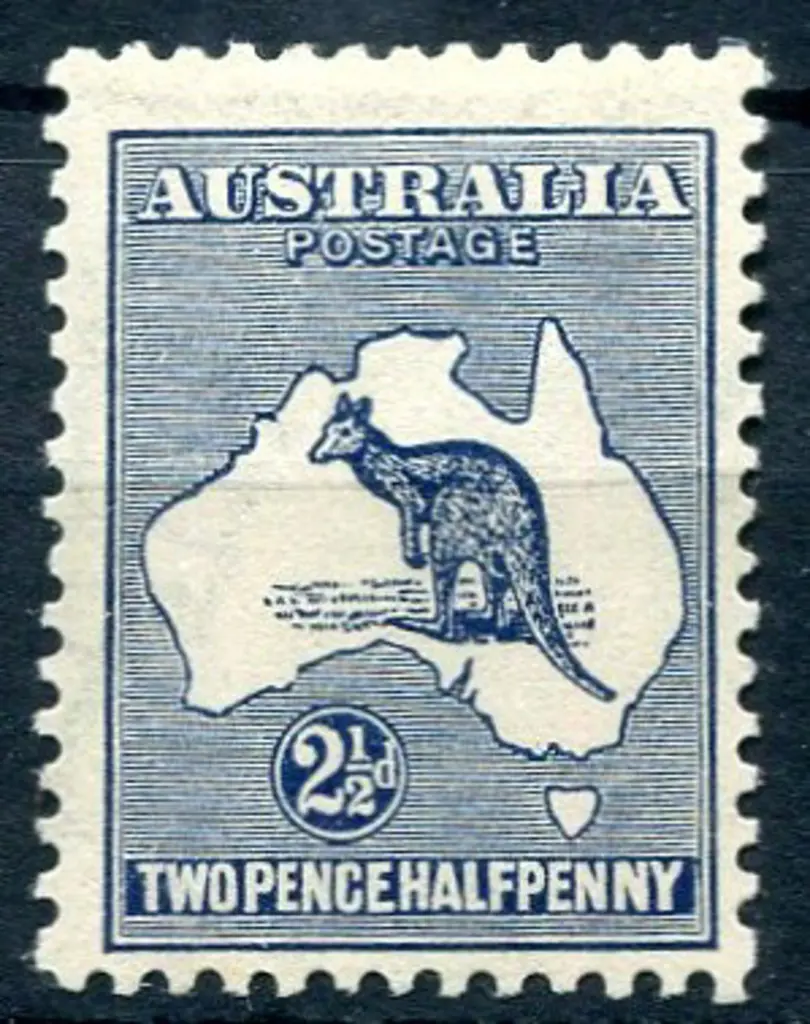 2½d indigo. MLH, centred bottom right. Rich ... Image 1++