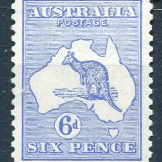 6d ultramarine. Fresh MLH & well centred. ACSC ...