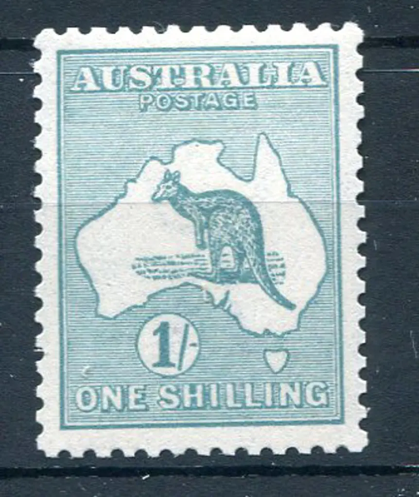 1/- bright blue-green. MUH well centred. Stunning ... Image 1++