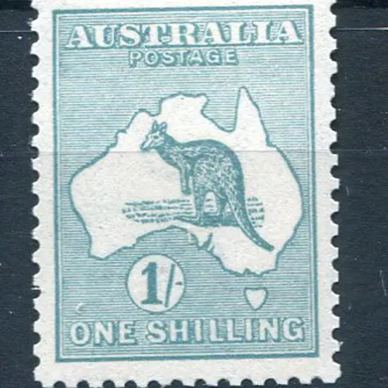 1/- bright blue-green. MUH well centred. Stunning ...