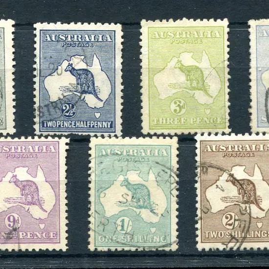 2d grey to 2/- brown plus the 6d chestnut & 1924 ...