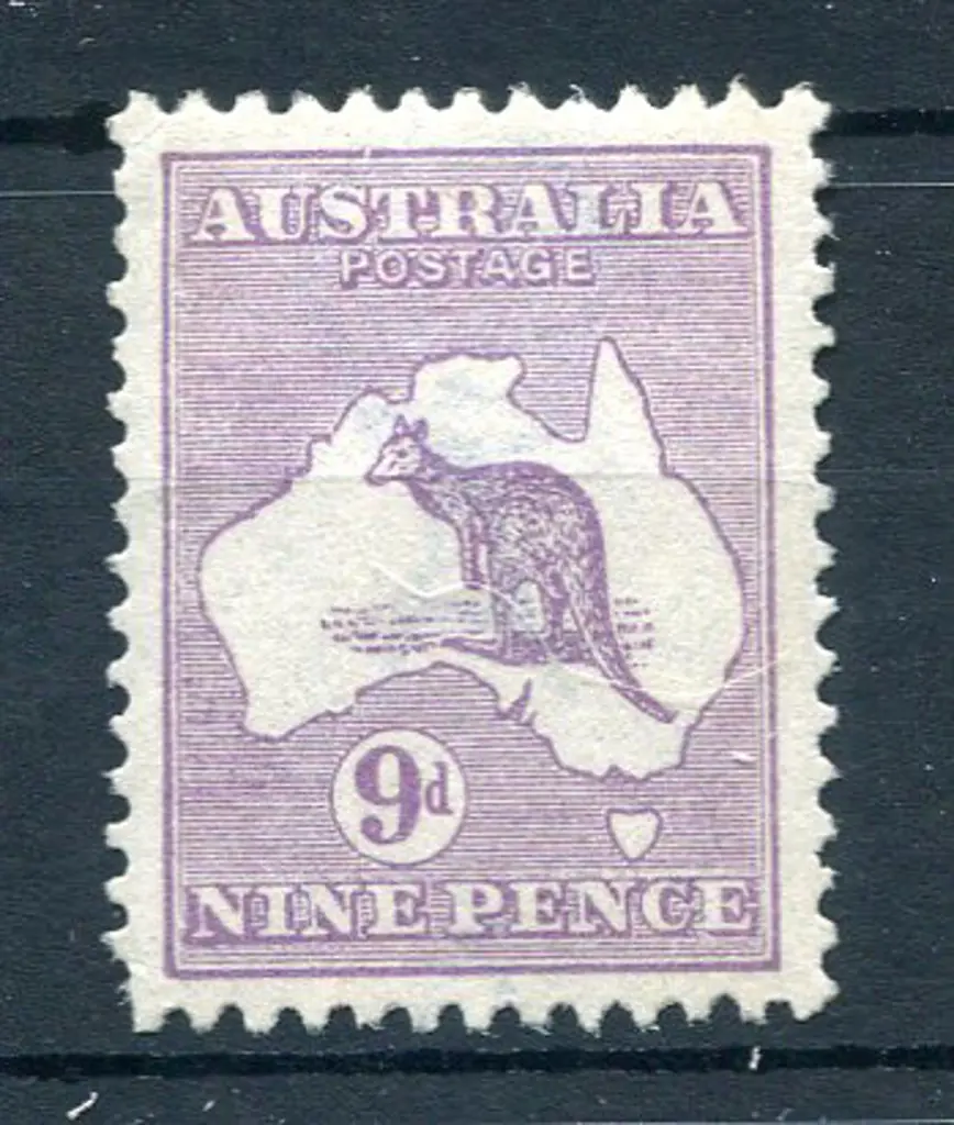 9d violet, Die IIB Harrison. MUH with short lower ... Image 1++