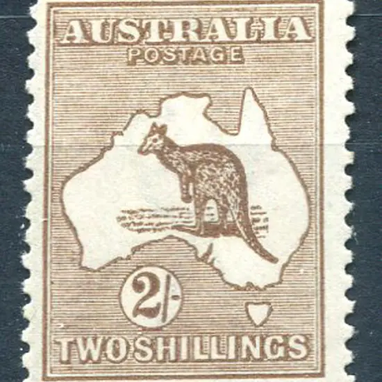 2/- brown. MLH with good centering & perfs. ACSC ...