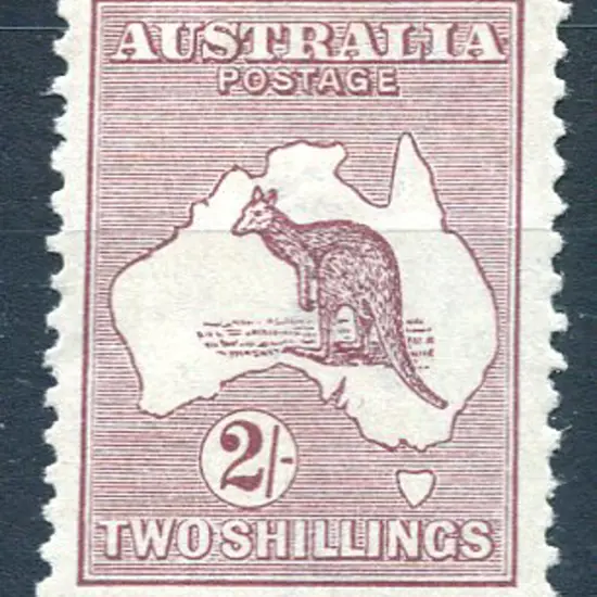 2/- maroon. MLH with good centering & perfs. ACSC ...