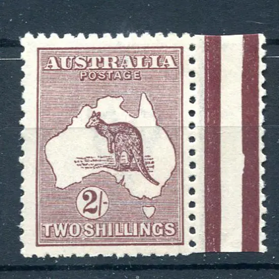 2/- maroon. Marginal MVLH with good centering. ...