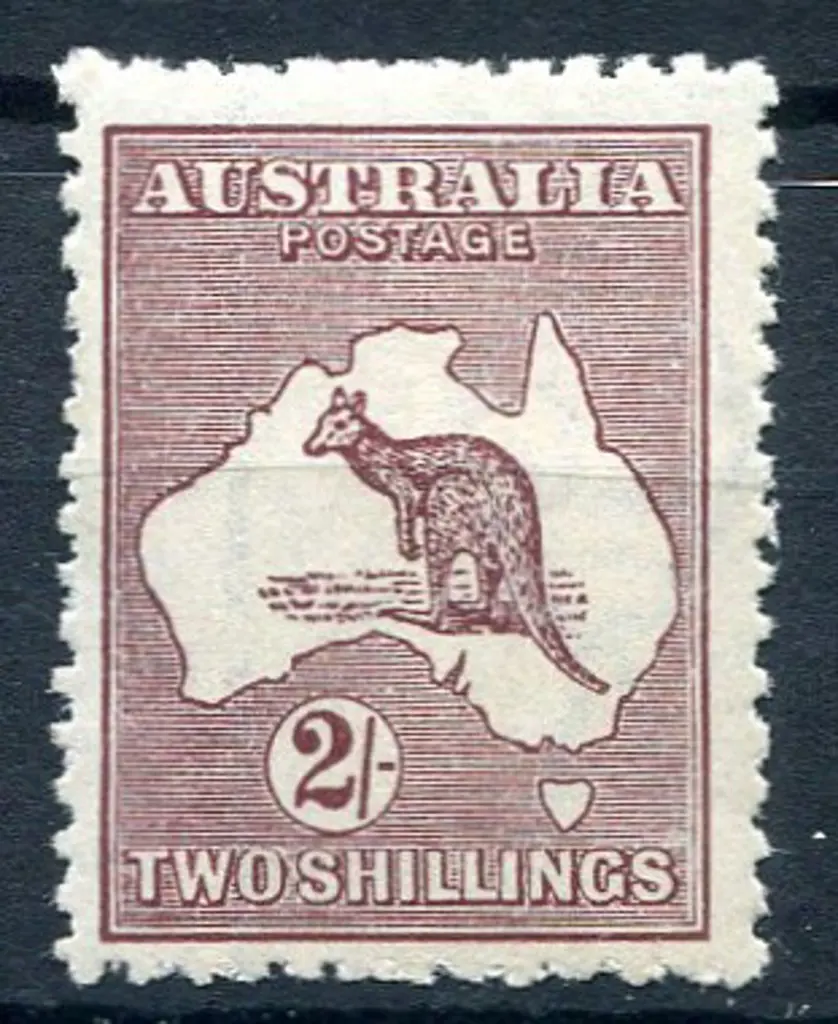 2/- maroon. MUH & well centred with a few fluffy ... Image 1++