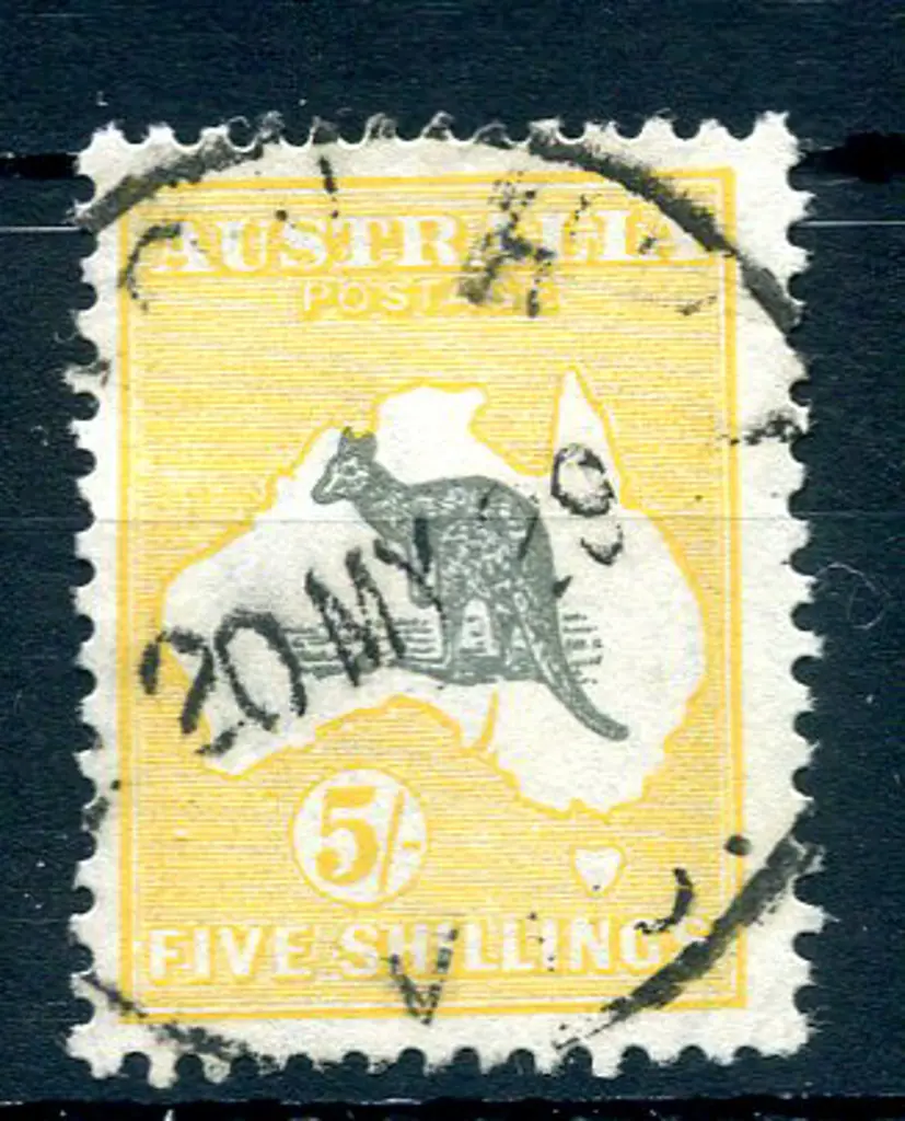 5/- grey-black & chrome with "broken coast near ... Image 1++