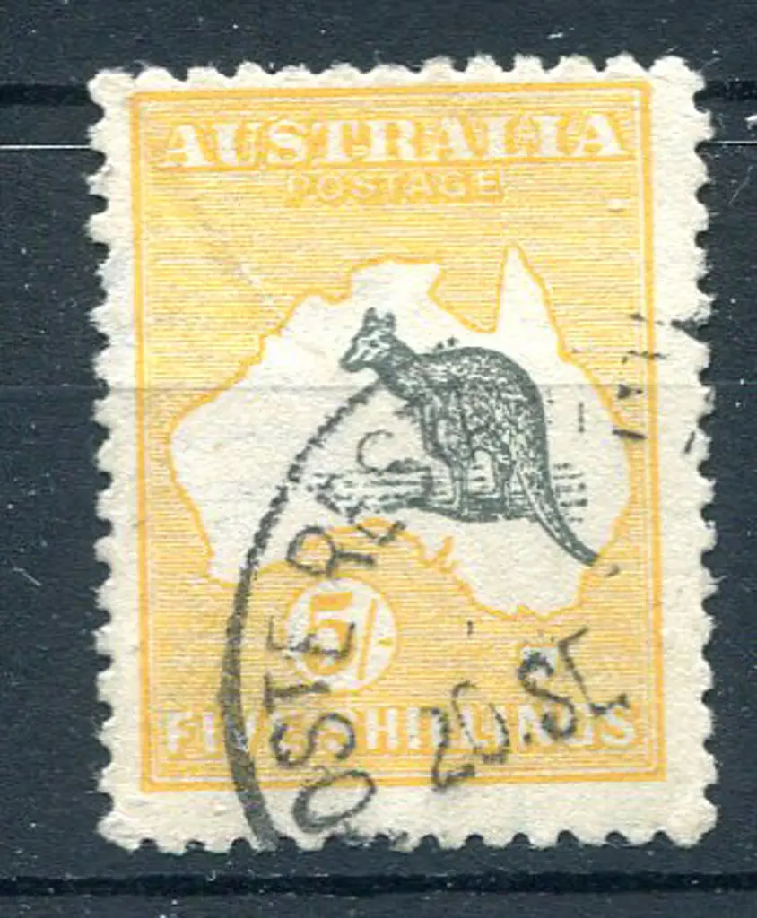 5/- grey-black & chrome with "Broken tail on ... Image 1++