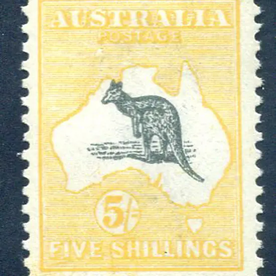 5/- grey-black & chrome with partially "doubly ...