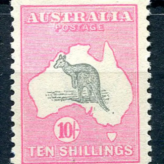 10/- grey & pink. Fresh MVLH with VG centering. ...
