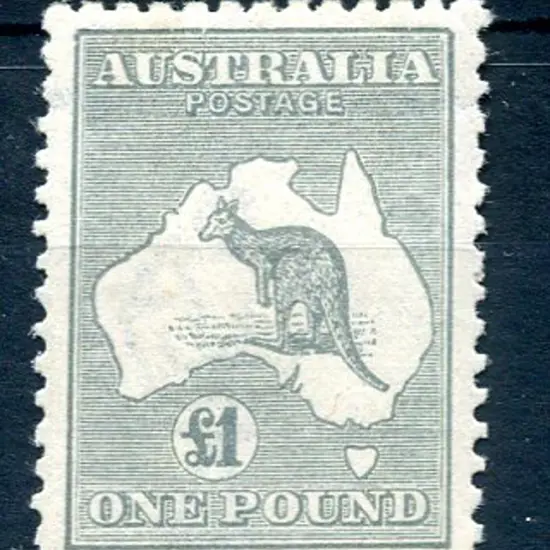 £1 grey. Fine MVLH with very good centering & ...