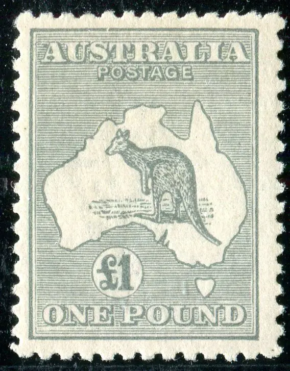 £1 grey. Superb MUH with good centering & perfs. A ... Image 1++