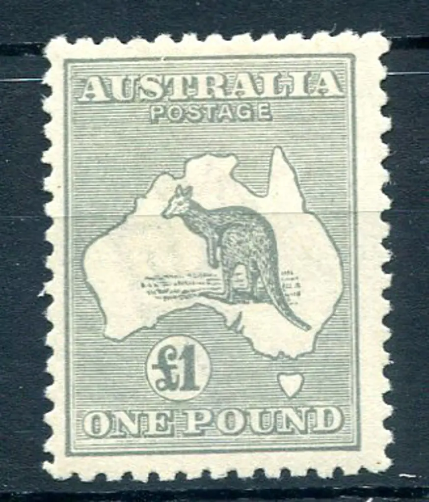 £1 grey. Superb MUH with good centering & perfs. A ... Image 1++