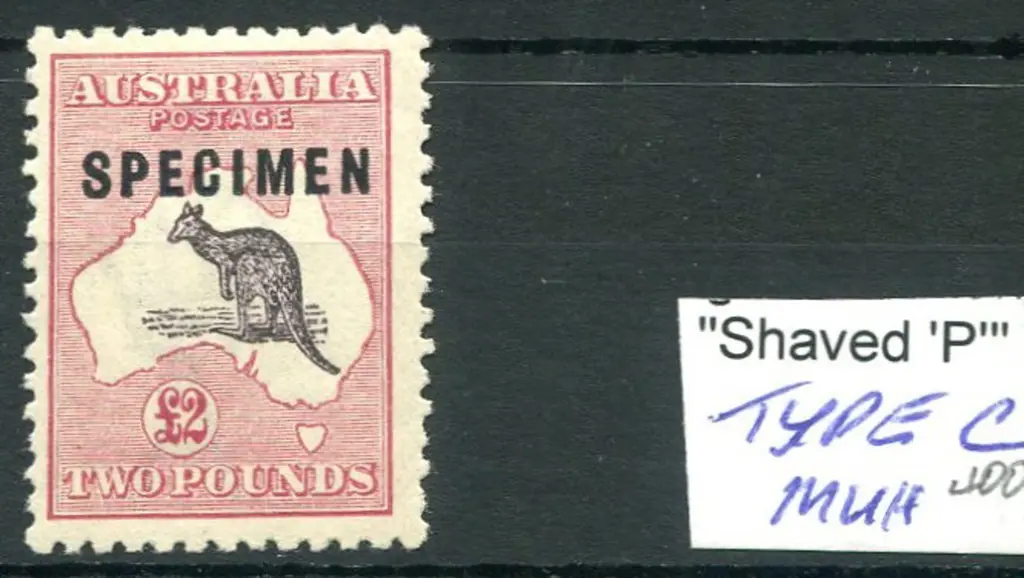 £2 black & rose ovptd "SPECIMEN" type C with ... Image 1++