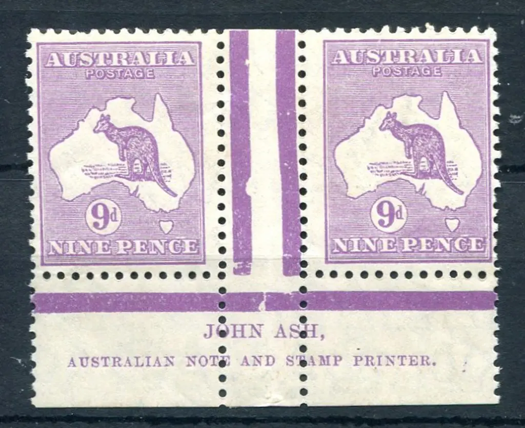 9d violet, Die IIB plate 4 John Ash "N over N" ... Image 1++
