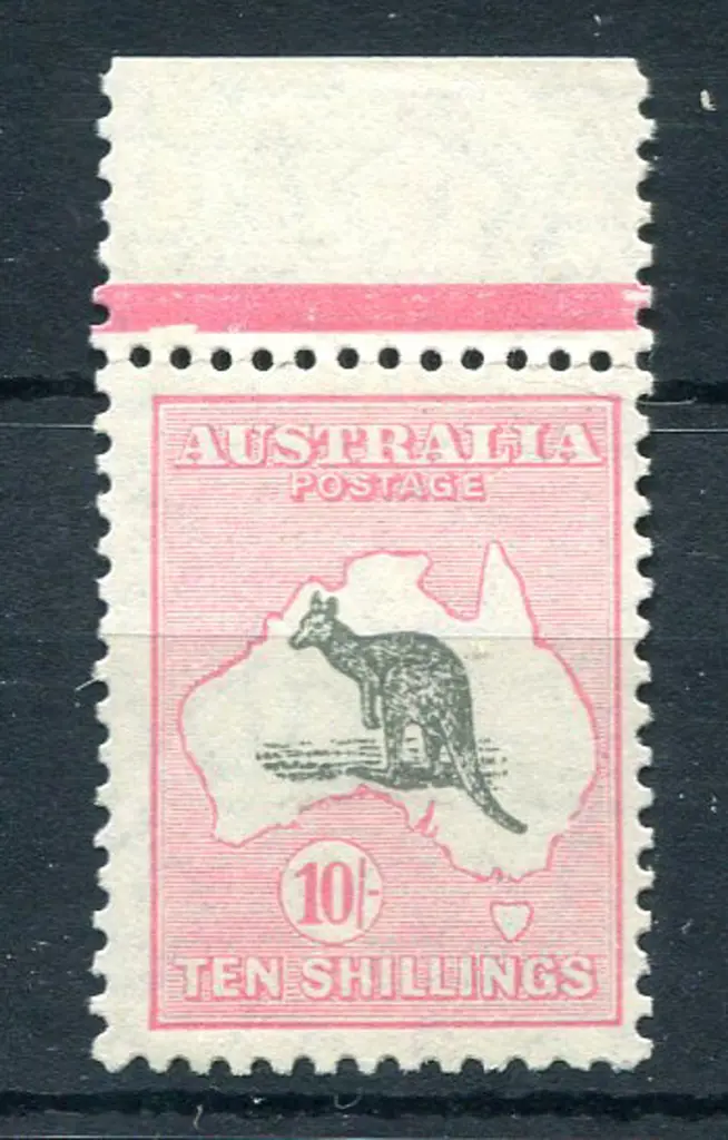 10/- grey & pale pink. Fresh MUH with top ... Image 1++