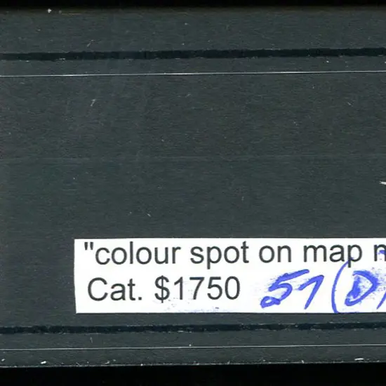 £2 black & rose-crimson with "colour spot on map ...