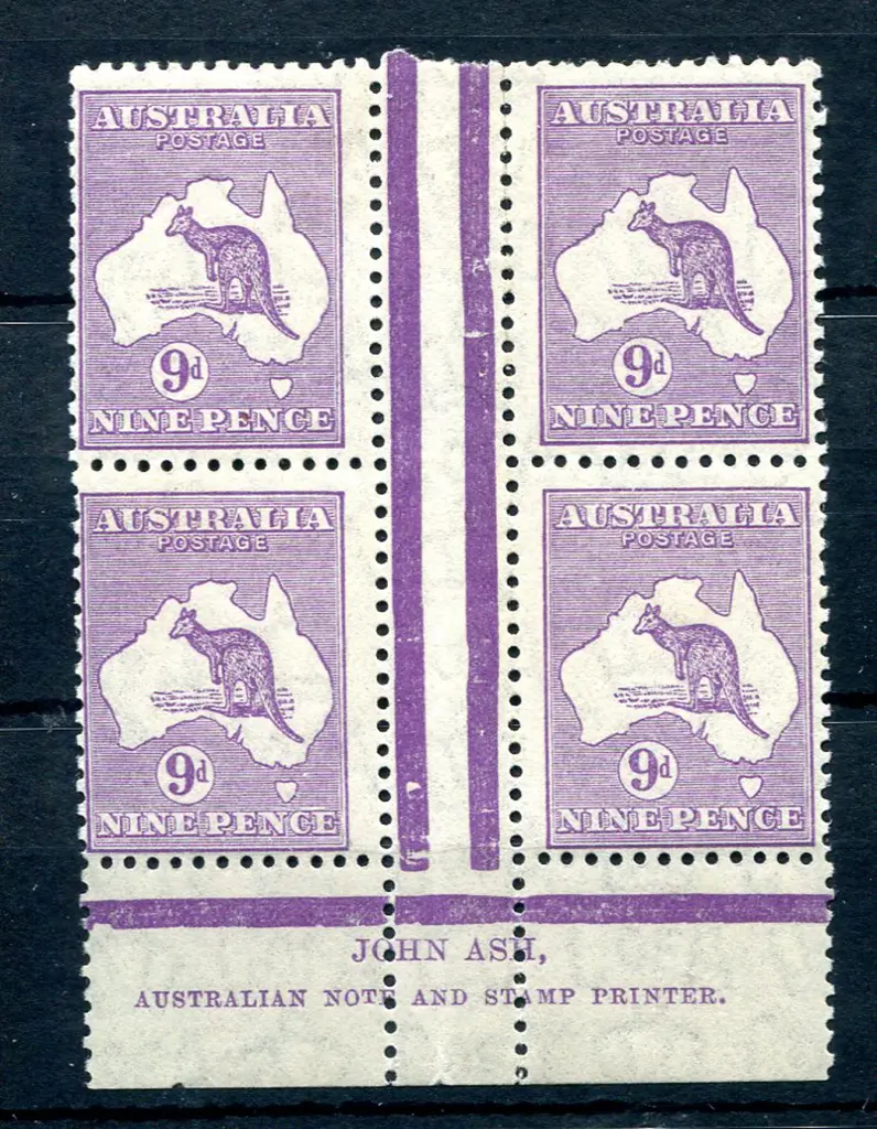 9d violet, Die IIB plate 3 John Ash "N over N" ... Image 1++