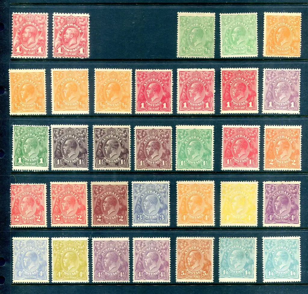 ½ to 1/4d accumulation incl 1d engraved in both ... Image 1++