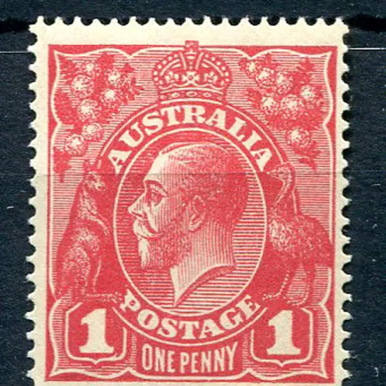 1d carmine-rose Die II. MLH & well centred. ACSC ...